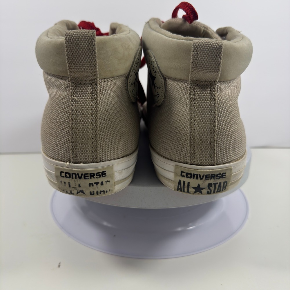 Converse Men High Top Sneakers Canvas Classic Lace Up Casual Beige 13 - Picture 9 of 15